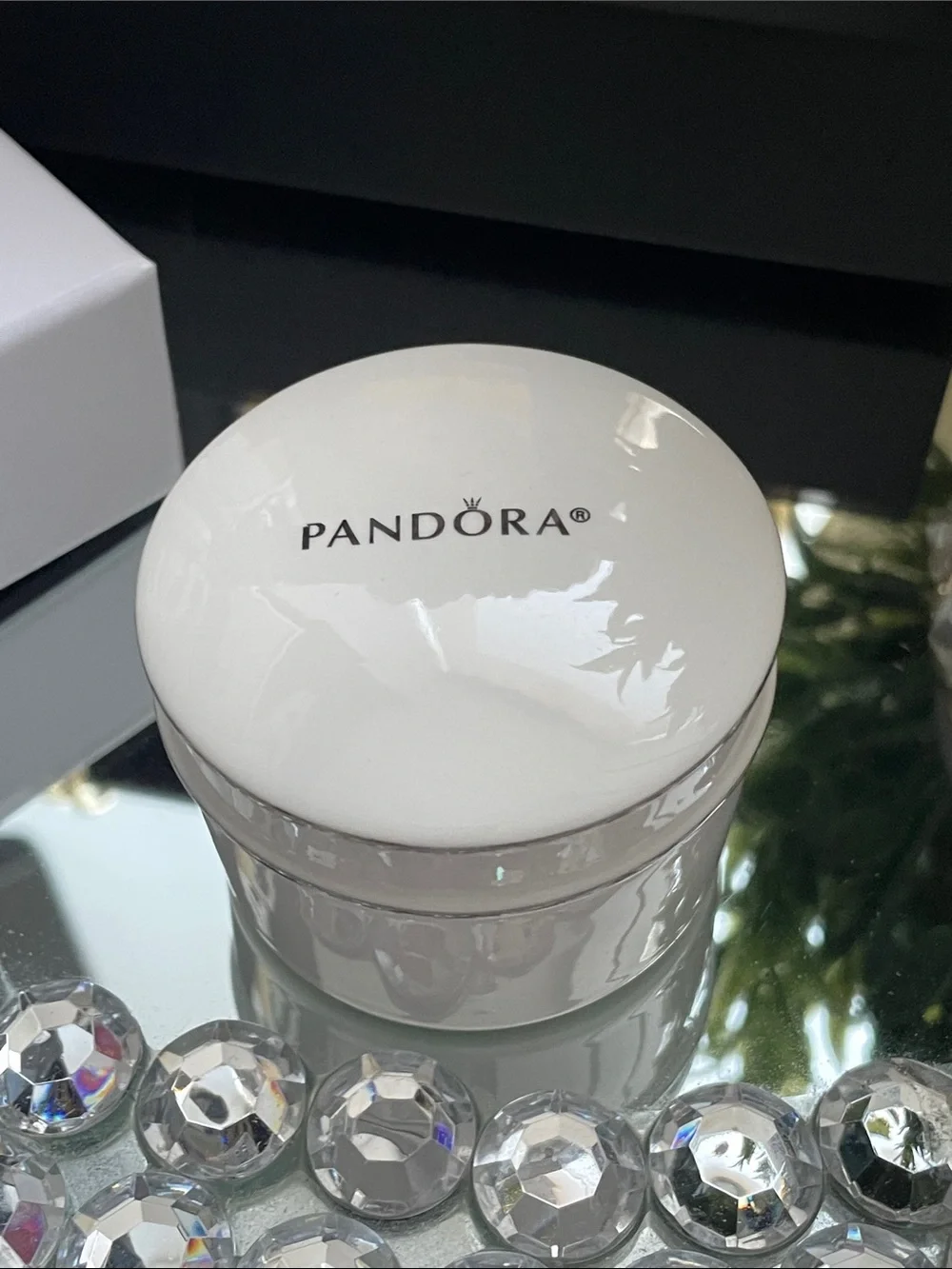 ✨Pandora Limited Edition White Ceramic Trinket Gift Box✨in Gift Box NEW